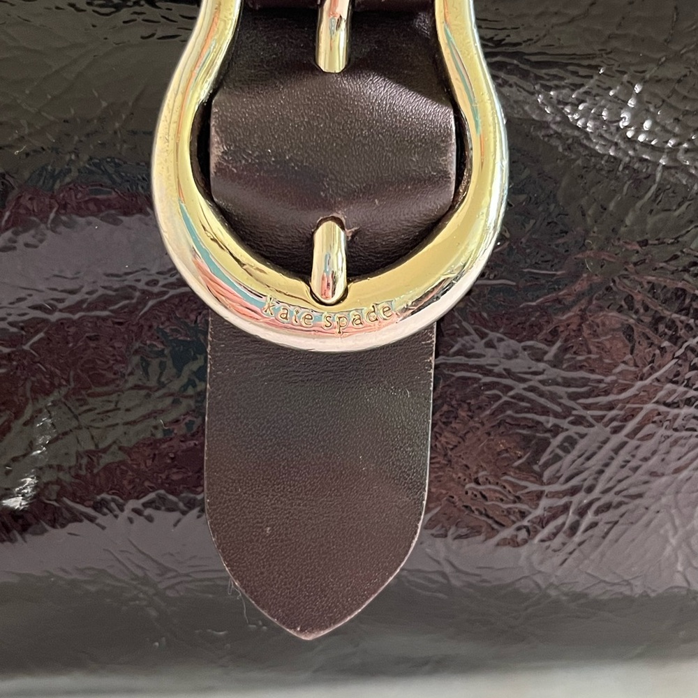 Kate Spade deep burgundy hobo bag GUC - Picture 4 of 16